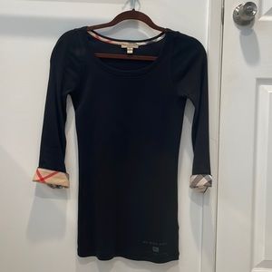 Burberry Cuffed Long Sleeve Top